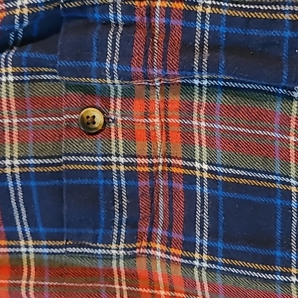 G.H. Bass&Co. Rainbow Flannel Button-up Shirt - Picture 4 of 6
